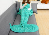 Big Mermaid Tail Blanket Crochet  for Adult