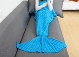 Big Mermaid Tail Blanket Crochet  for Adult