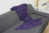 Big Mermaid Tail Blanket Crochet  for Adult