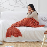 Big Mermaid Tail Blanket Crochet  for Adult