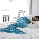 Big Mermaid Tail Blanket Crochet  for Adult