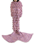 Big Mermaid Tail Blanket Crochet  for Adult