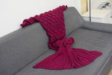 Big Mermaid Tail Blanket Crochet  for Adult
