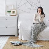 Big Mermaid Tail Blanket Crochet  for Adult