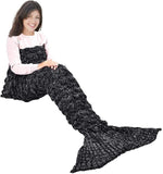 Big Mermaid Tail Blanket Crochet  for Adult